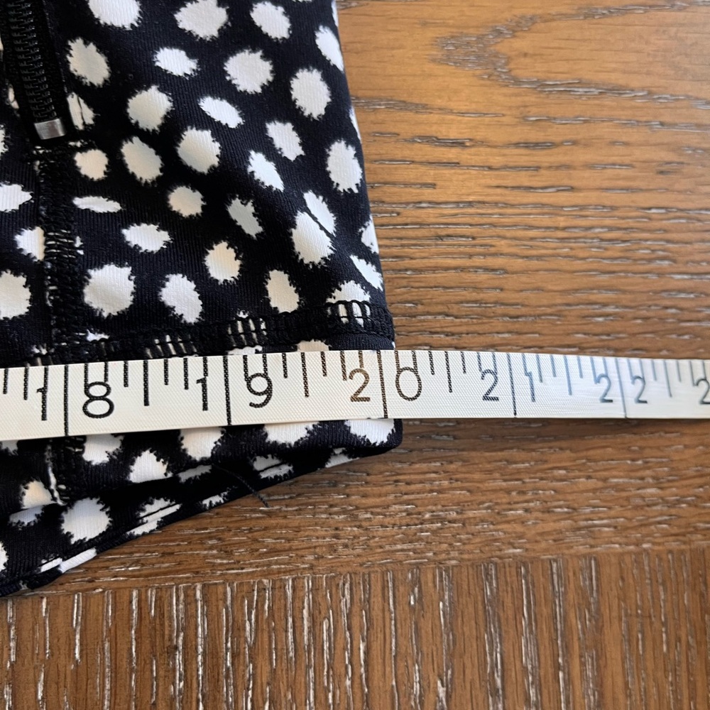 Christine Alexander Black & White Swirling Dot Pebble Print Zip Jacket Size XL - Picture 12 of 13